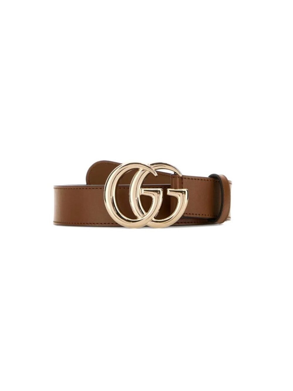 Gucci Women’s GG Marmont Plutone W30mm Calfskin Belt Brown 85cm 625839
